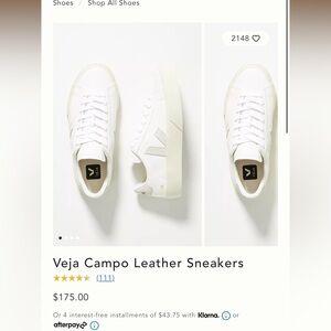 Veja campo leather sneakers